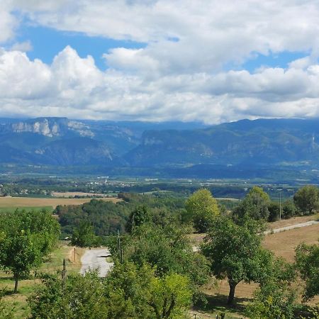 Maisonnette Campagnarde Avec Vue Sur Vercors Montmiral Exterior foto